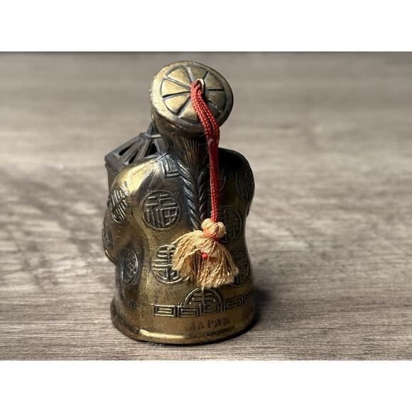 Chinese Man Figurine Incense/ Ashtray/ Inkwell Metal from Japan Vintage - Picture 5 of 10